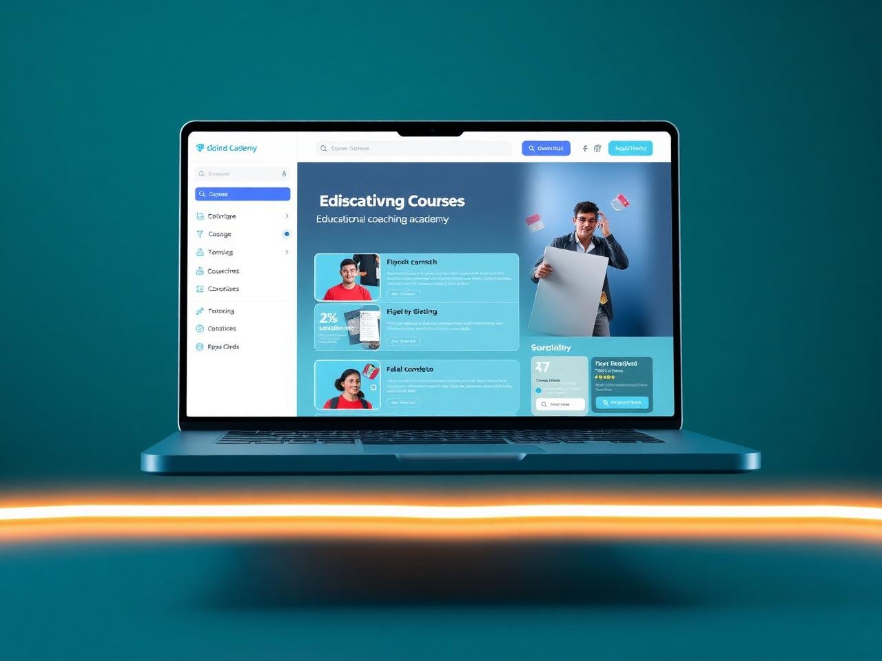 Bright Academy — Dynamic Website project by Mark Software