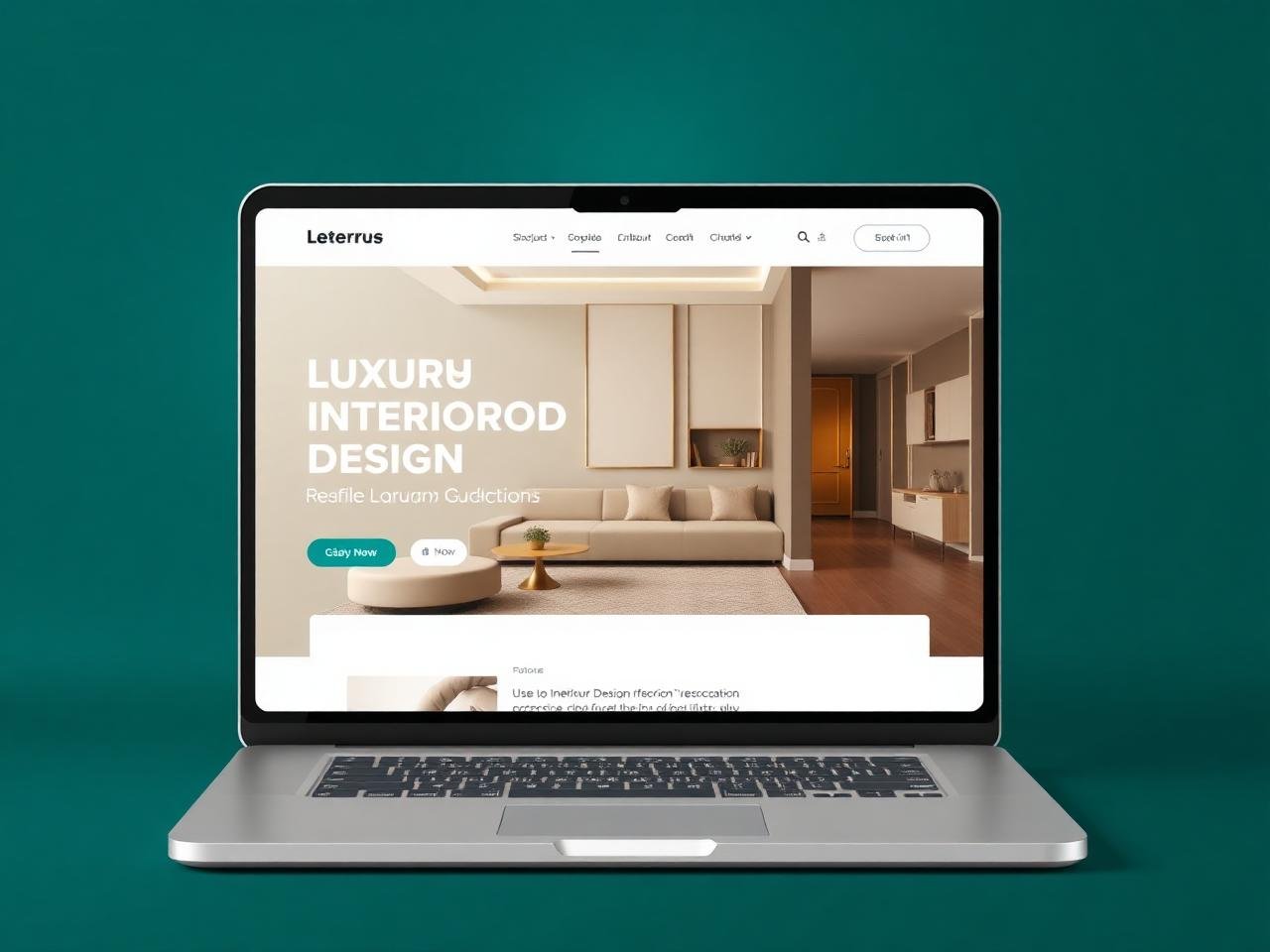 Lumière Interiors — Static Website project by Mark Software