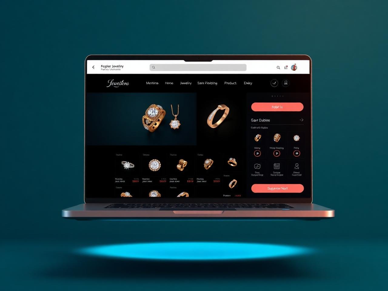 Aurelia Jewels — E-commerce project by Mark Software